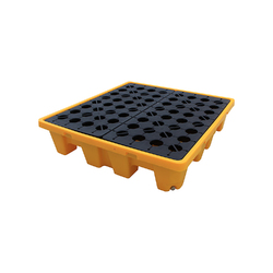 Pallet anti derrame 4 tambores
